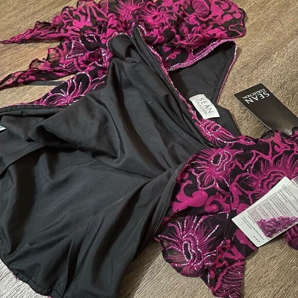 Vintage 90s Sean Collection Womens Silk Pink Beaded Top Blouse Deadstock New L - Picture 10 of 13